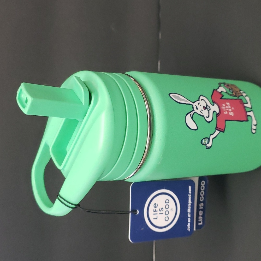 Life is Good metal water bottles with Easter bunny - Picture 5 of 6